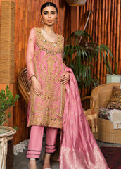 Rizwan Ahmed by Zohan Textiles Embroidered Organza Unstitched 3 Piece Suit ZT20RA D-04 - Festive Collection