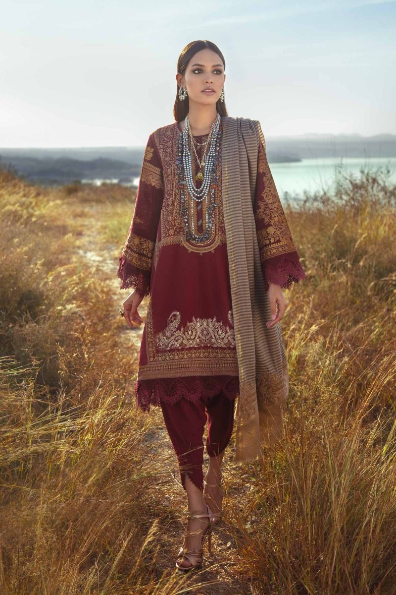 Sana Safinaz Luxury Winter Collection - S201-006A-CP