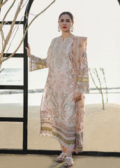 Sahil by Qalamkar Embroidered Lawn Suits Unstitched 3 Piece QLM23S SP-14 Bria - Luxury Collection