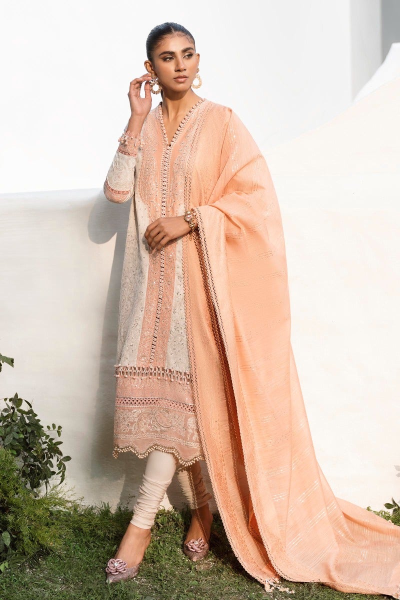 Sana Safinaz Luxury Muzlin Lawn Embroidered - 2A