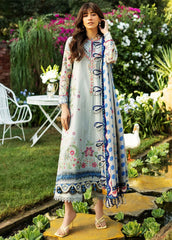 Sadaf Fawad Khan Embroidered Lawn Suits Unstitched 3 Piece SDF25S D-1A Paisley Garden - Summer Collection