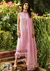 Sadaf Fawad Khan Embroidered Lawn Suits Unstitched 3 Piece SDF25S D-7B French Hearts - Summer Collection