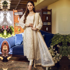 Sonia Umer - Chameli – Embroidered Silk Net Unstitched 3Pc Suit