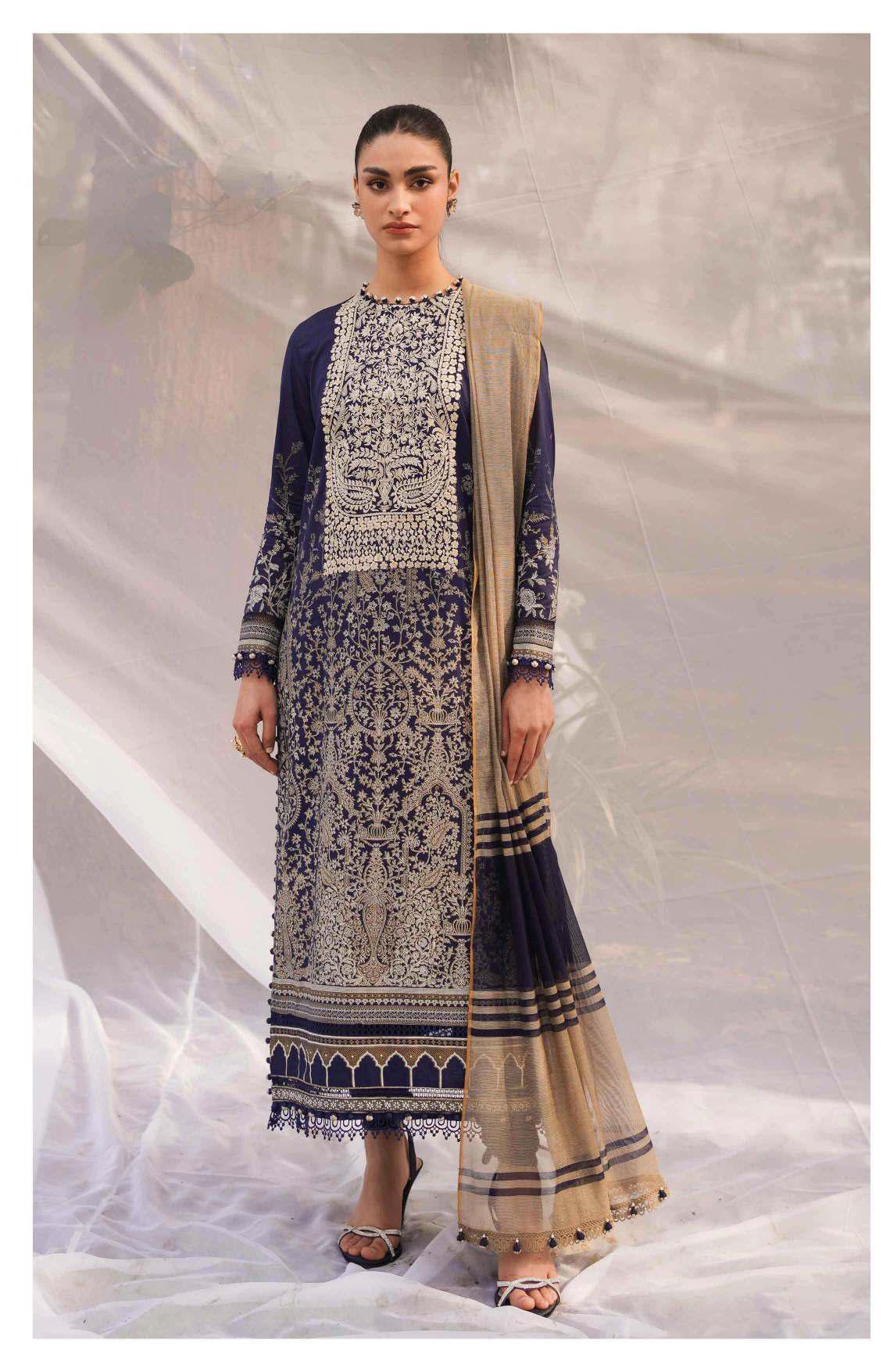 Sana Safinaz Muzlin Summer'23 - M232-026B-CV