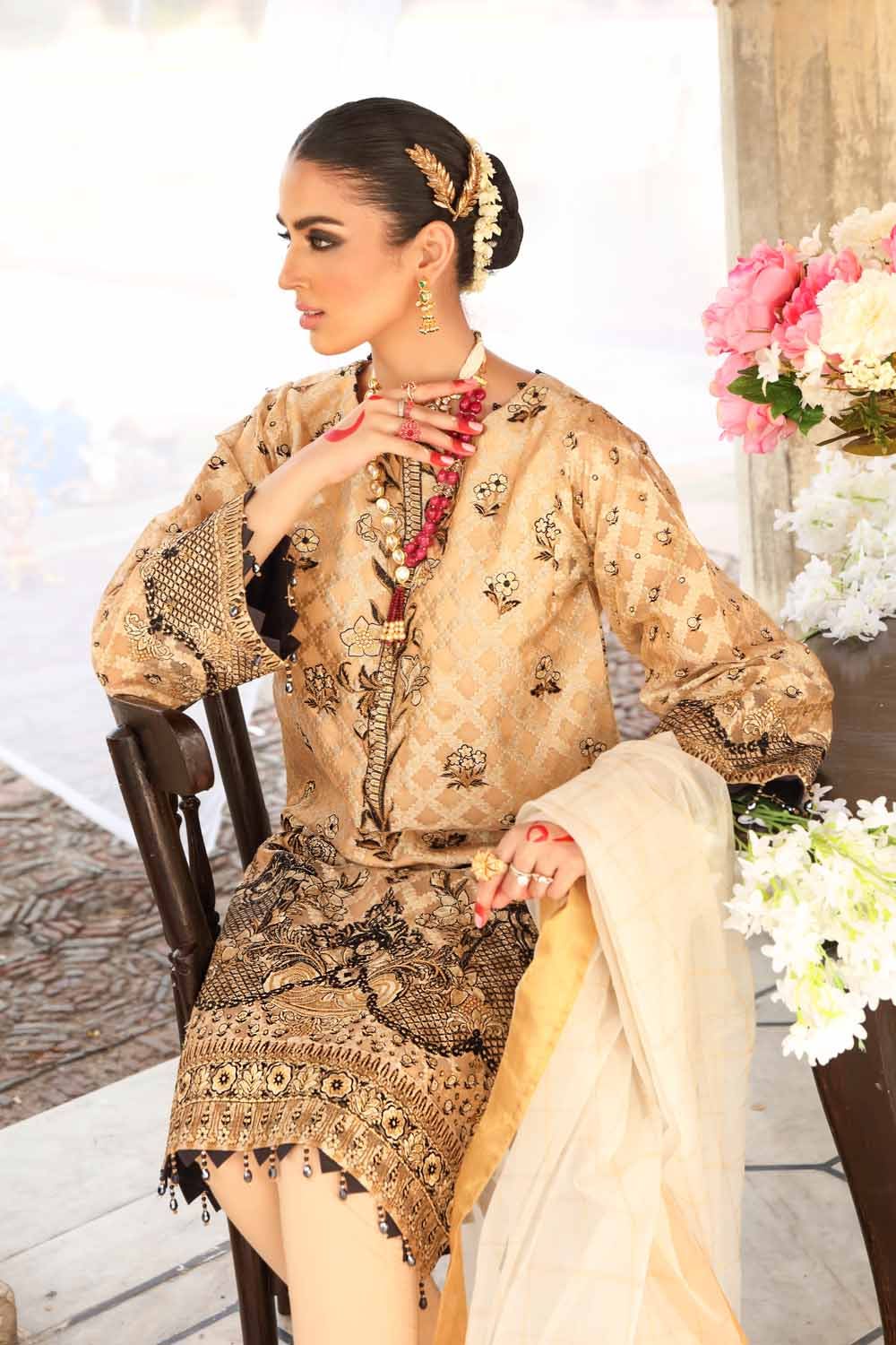 Gul Ahmed Festive Issue Embroidered Lawn Suits Unstitched 3 Piece GA21EA 12006 - Festive Collection