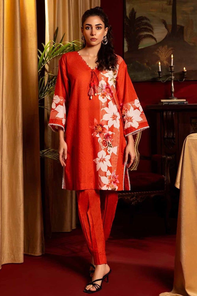Gulahmed Luxury 2PC Printed Lawn Unstitched Suit TL-42021