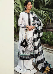 Republic Womenswear Embroidered Jacquard Unstitched 3 Piece Suit RW20V 02-A INARA - Eid Collection