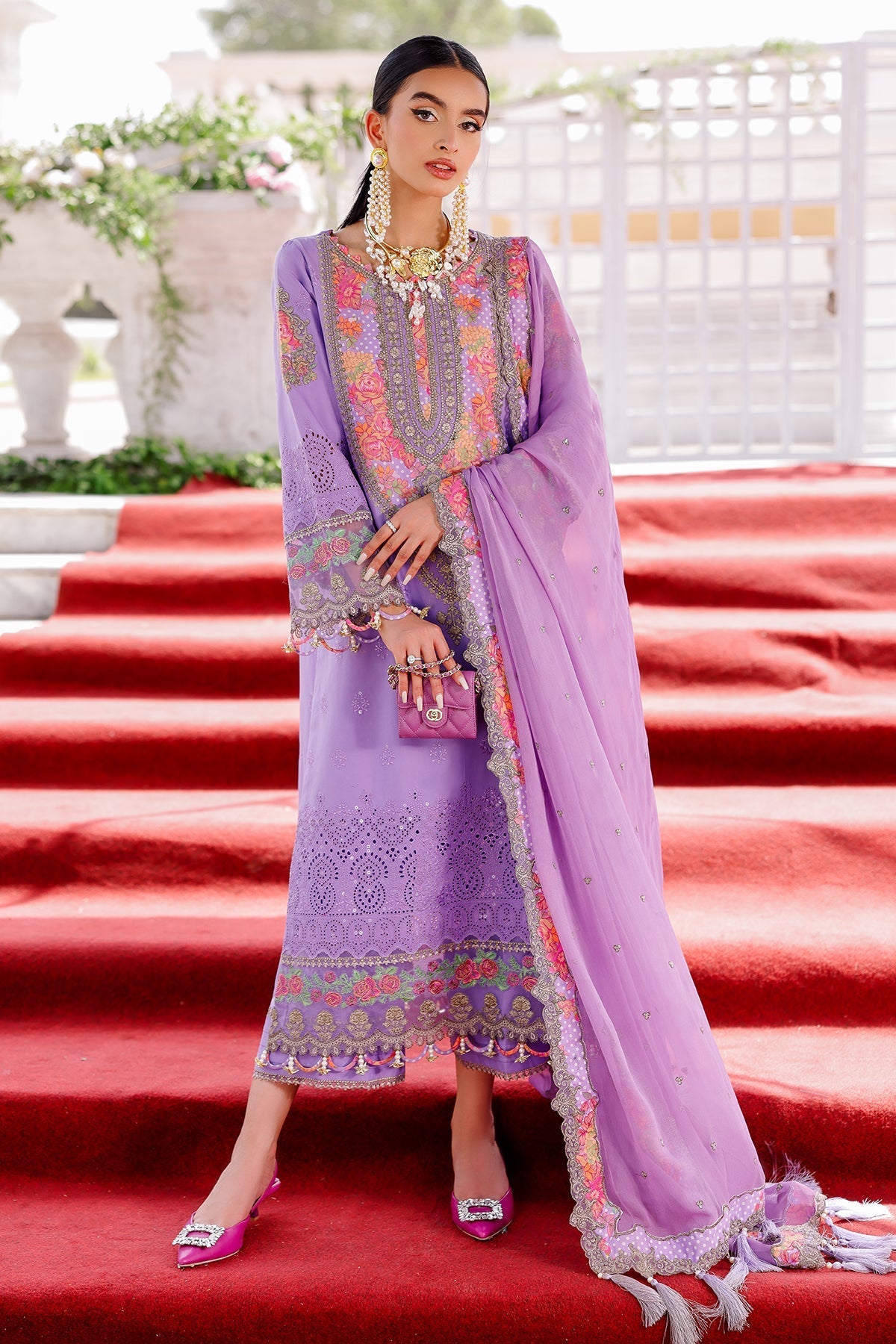 Tabeer By Charizma Embroidered Lawn Suits Unstitched 3 Piece CRZ25TS CT5-10 - Festive Collection