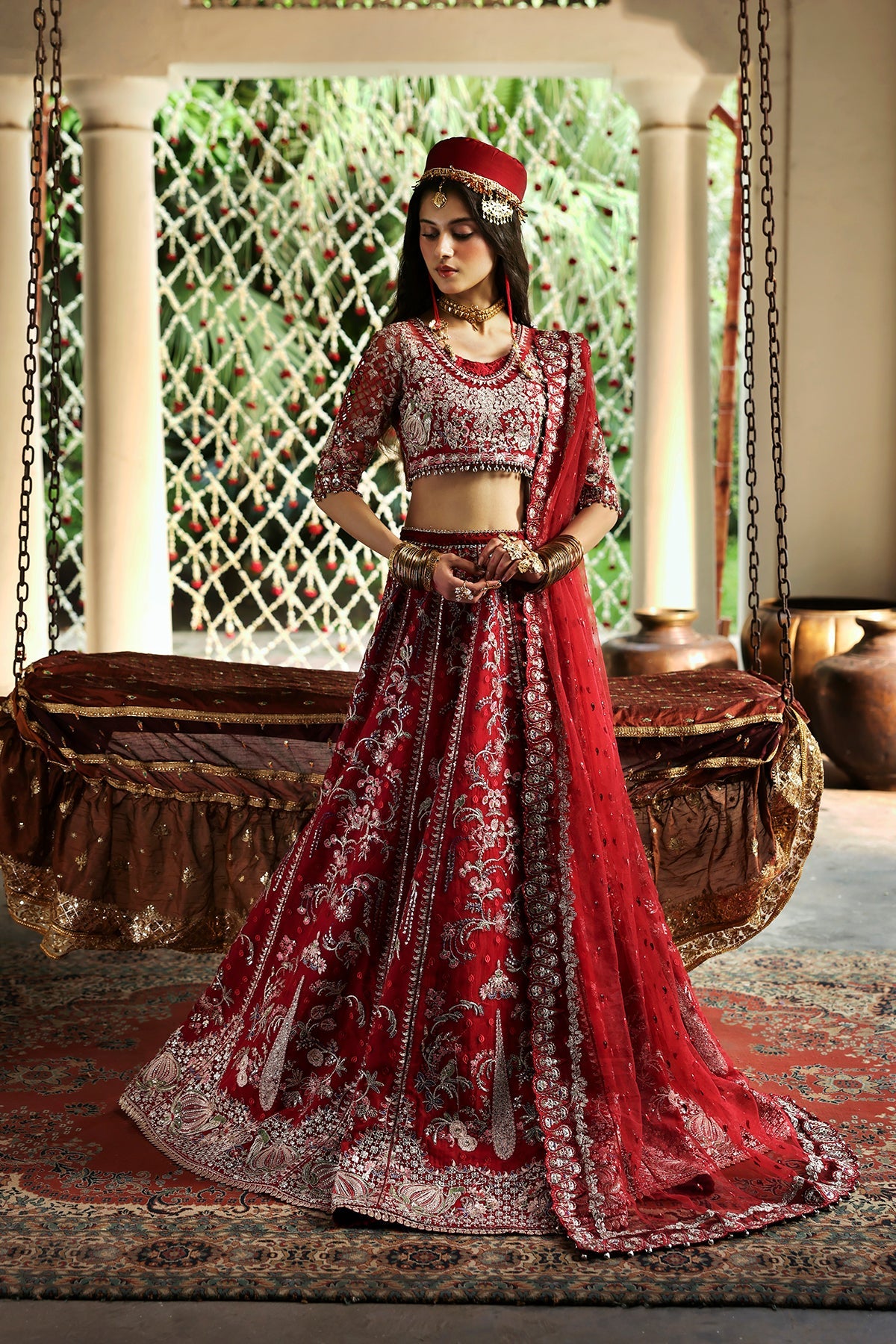 Afrozeh Embroidered Organza Suits Unstitched 3 Piece AF25SA D-03 Sheen - Wedding Collection